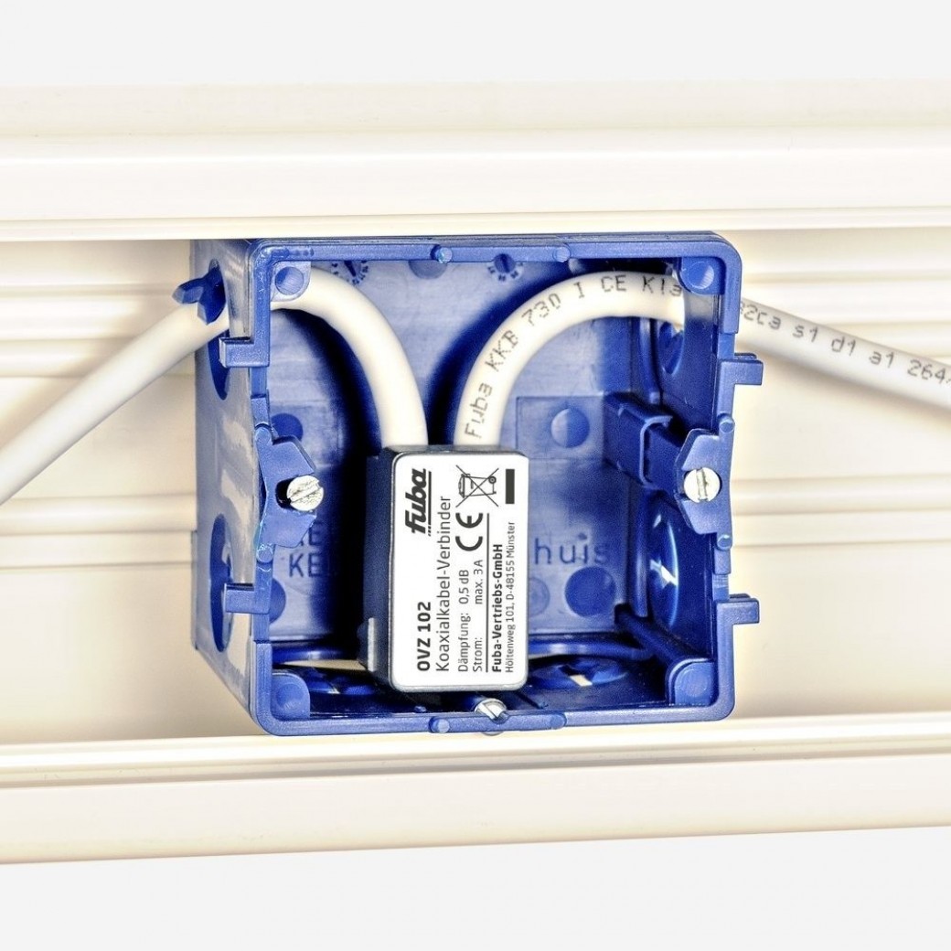 SAT F-Adapter U-Stück Von Sat-Fox – Verbinder Für TV, Satelliten- & Antennenkabel, F-Buchse Auf F-Buchse, Kupfergehäuse