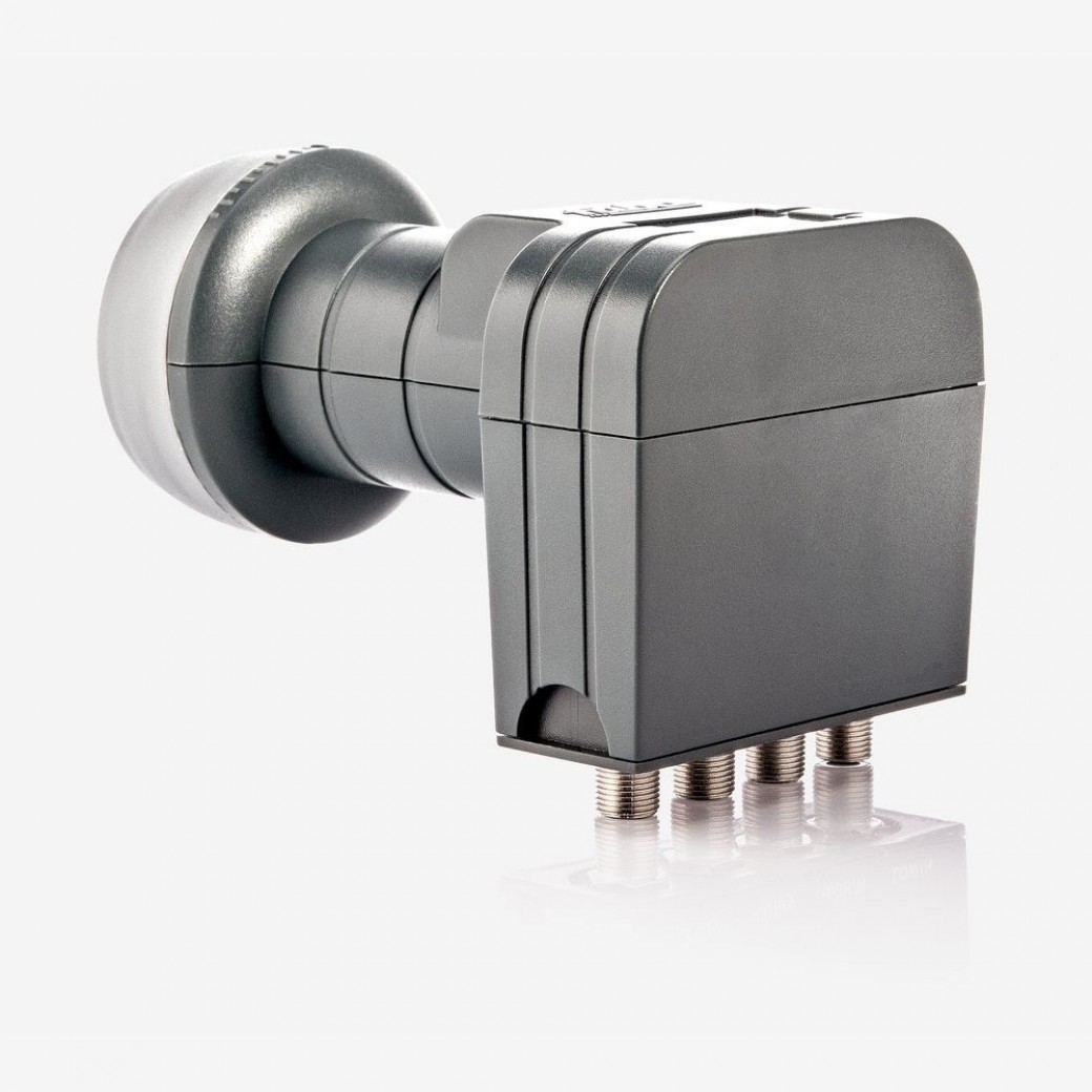 Fuba DEK 417 Quad LNB 4 Teilnehmer Universal LNB für vier Teilnehmer HDTV, UHD 4K/8K