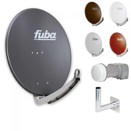 Fuba Digital Sat-Anlage 2 Teilnehmer | Fuba DAA 780 Sat-Antenne + DEK 217 LNB + Winkelwandhalter