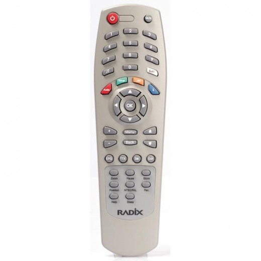 Radix DTX + Alpha Fernbedienung für DTX 1 (3. Version mit Text), DTX 3, DTX 5, DTX 7 CI, DTX 9 CX und Alpha 5000 CI