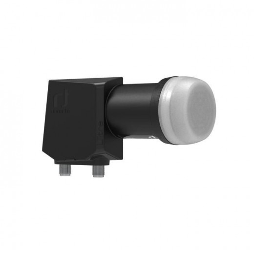 Inverto Black Ultra Twin LNB 0,2 dB | IDLT-TWL412-ULTRA-OPN, 40mm, 2 Teilnehmer (HDTV, Ultra HD 4K/8K)