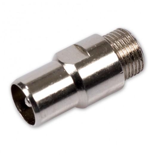 Fuba OVZ 070 HQ (0,00m/Adapter) Adapter F-Buchse / IEC-Stecker.