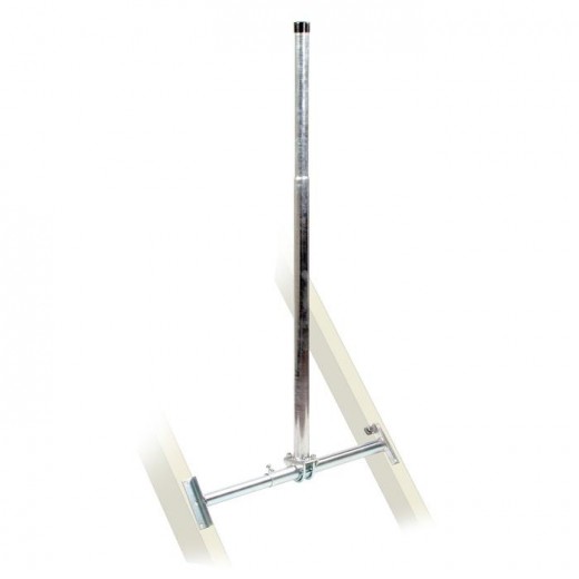 Fuba DSP 135 Dachsparrenhalter - (TÜV-geprüft für Satellitenschüsseln bis 1,0m Durchmesser)* -  Halterung Sat Antenne Dachmontage - Breite: 87cm bis 110cm, Höhe: 130cm,  Ø 48mm, Kabeldurchführung