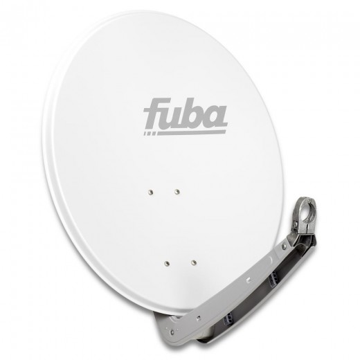 Fuba DAA 650 W Sat-Antenne Aluminium weiß | Sat-Schüssel 60 cm x 65 cm