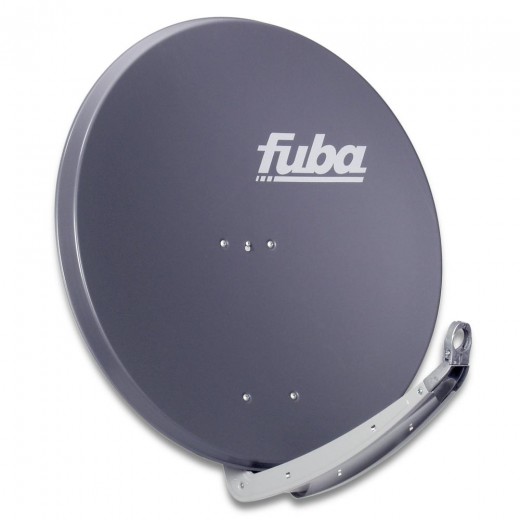 Fuba DAA 850 A Sat-Antenne anthrazit | Alu Sat-Schüssel 85 cm mit Doppeltragarm | B-Ware