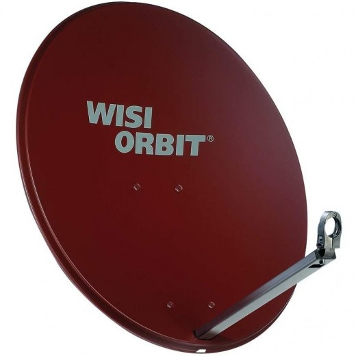 WISI OA 38I Sat Schüssel 80cm Aluminium rotbraun Orbit Line | Offset Sat Antenne