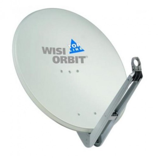 WISI OA 85G Sat Schüssel 85cm Aluminium lichtgrau Topline | Offset Sat Antenne