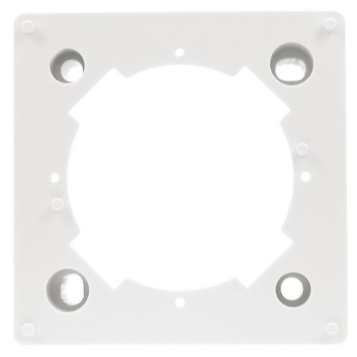 Axing TZU 1-00 Aufputzrahmen 80x80 mm für 1-teilige Abdeckungen (Axing SZU 2-01) - für Antennendosen-Serien BSD und SSD