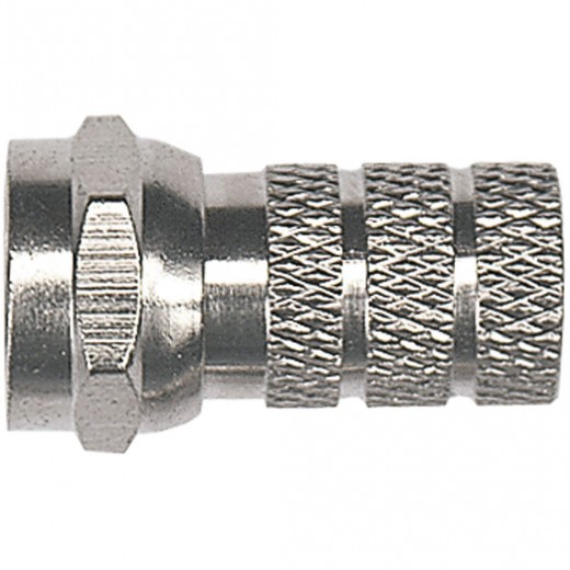 Axing CFS 2-00 F-Stecker für Koaxialkabel / Sat-Kabel mit 5,2mm Durchmesser