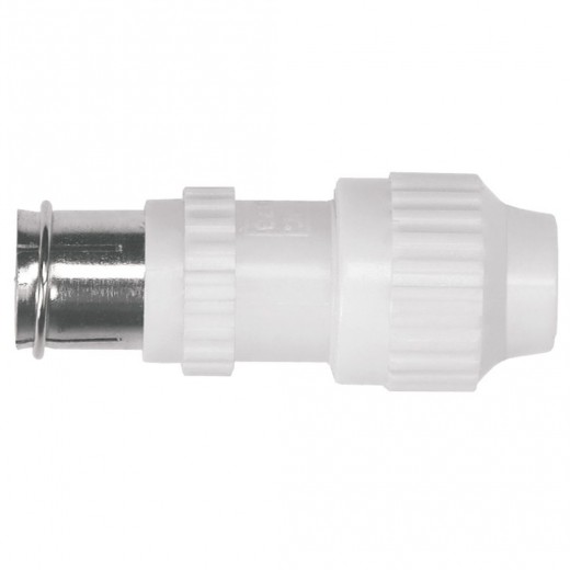 Axing CFS 20-00 F-Quick-Stecker für Koaxialkabel von 4,5 bis 7 mm Durchmesser | F-Schnellstecker, Schlüsselweite 11 mm