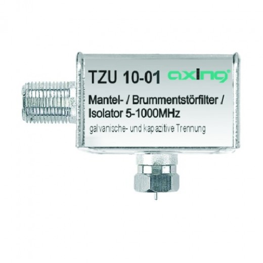 Axing TZU 10-01 Mantelstrom-/Brummentstörfilter | F-Anschluss