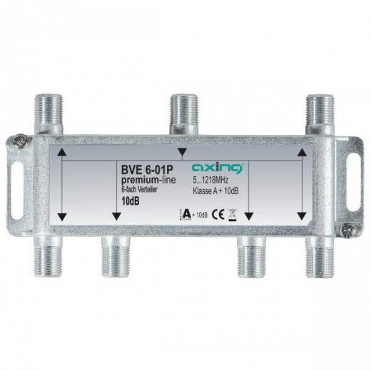 Axing  BVE 6-01P BK-6fach Verteiler, 5-1218 MHz