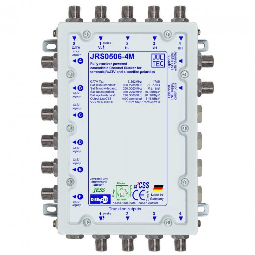 Jultec  JRS0506-4M Einkabelumsetzer, 5/6x4, kaskadierbar