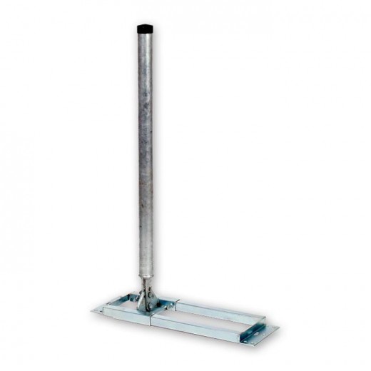 SPM 111 Dachsparrenhalter für Sparrenabstände bis 950 mm mit stufenlos einstellbaren Teleskop-Vierkantrohren und 100 cm Rohrlänge.