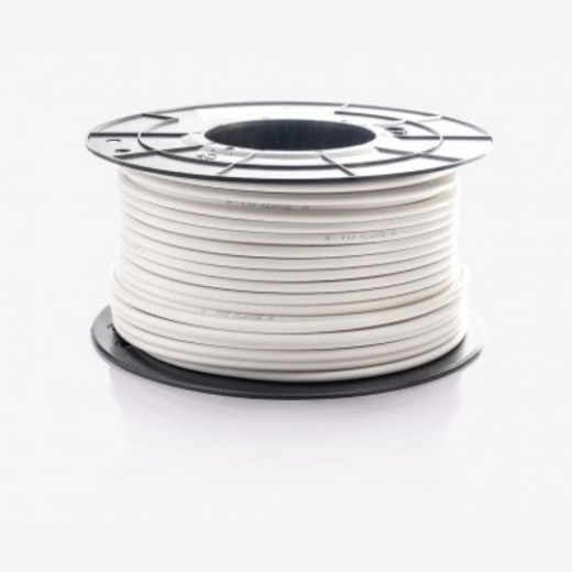 Fuba KKE 720 W Brandschutz Koaxialkabel 95dB | 250m, 2-fach geschirmt, 1,13mm Kupfer, weiß, Brandschutzklasse Eca