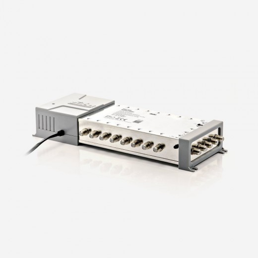Fuba FMT 516 Multischalter 5/16 - SAT Multischalter 16 Teilnehmer mit Energiesparnetzteil - Quattro- und Quad-LNB tauglich (digital, HDTV, UHD 4K/8K tauglich)