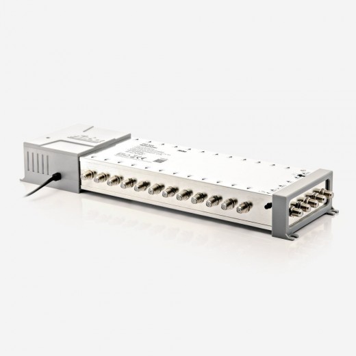 Fuba FMT 524 Multischalter 5/24 - SAT Multischalter 24 Teilnehmer mit Energiesparnetzteil - Quattro- und Quad-LNB tauglich (digital, HDTV, UHD 4K/8K tauglich)
