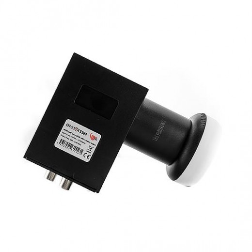 GT-Sat S1dCSS24 Unicable2 LNB 24 + 1 Teilnehmer 40mm schwarz | JESS LNB (EN50607), 0,1 dB, HDTV, UHD (4K), 3D