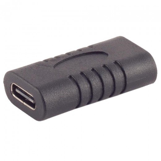 S-Impuls 13-40003 USB-C 3.2 Verbinder schwarz USB-C-Buchse/USB-C-Buchse, 10 Gbps, 15W