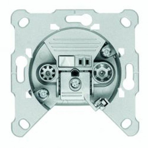 Triax FS 01 2-Loch BK-Einzeldose 0,5dB Anschlussdämpfung Kabelmodem-tauglich