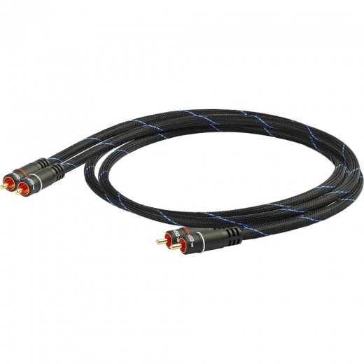 Black Connect CINCH Stereo MKII Cinch-Kabel 0,50m