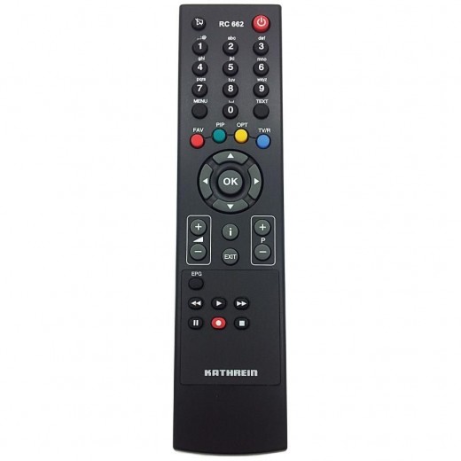 Kathrein RC 662 Original-Fernbedienung für UFS732, UFS733, UFS790 und UFC762 Receiver
