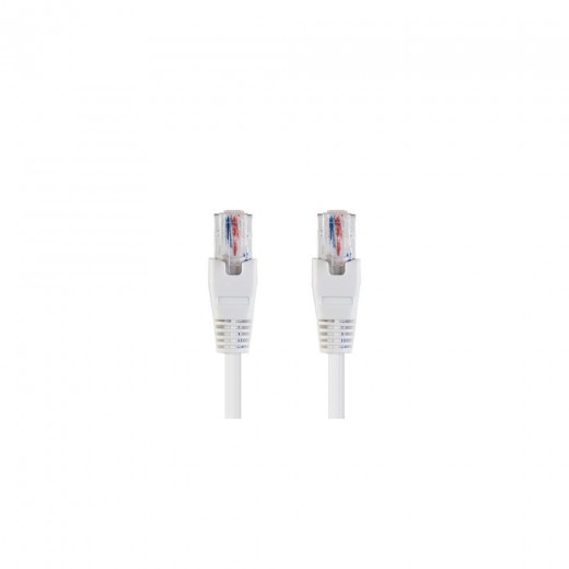 Bandridge TAI 1059 ISDN-Kabel weiß 5,0 m RJ45-Stecker auf RJ45-Stecker vergoldete Kontakte