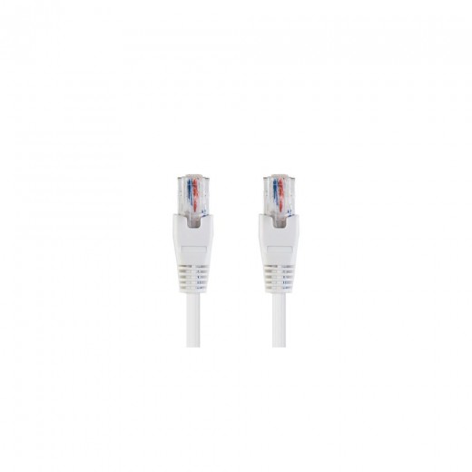 Bandridge TAI 1059 ISDN-Kabel weiß 5,0 m RJ45-Stecker auf RJ45-Stecker vergoldete Kontakte