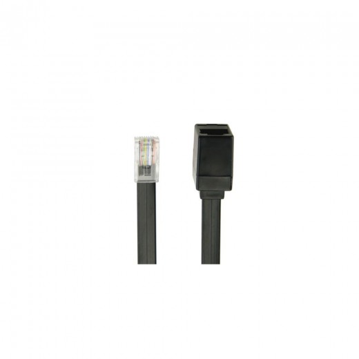 Bandridge TAI 3060 ISDN-Kabel schwarz 6,0 m RJ45-Stecker auf RJ45-Kupplung vergoldete Kontakte