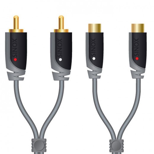 SinoxPlus SXA 4305 Audio 2x Cinch St. - 2x Cinch Ku.,5,00m
