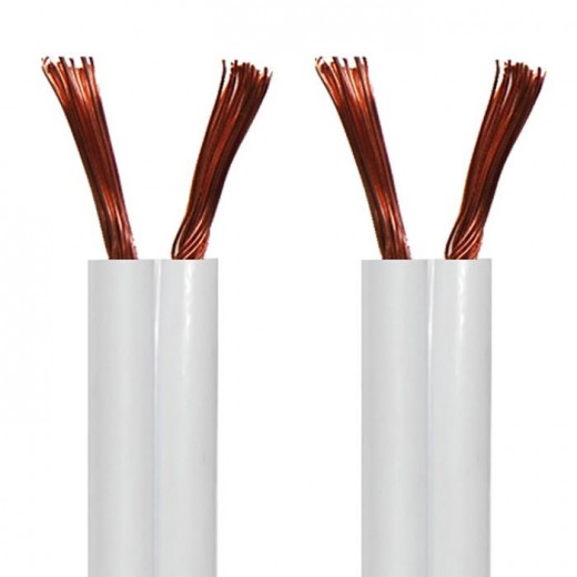 SinoxPlus SXL 1259 Audio LS-Kabel,2x2,50²,weiß,100m-Spule (0,99 €/m)