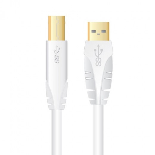 SinoxPlus SXC 4102 Data USB-A St. - USB-B St.,2,00m,weiß