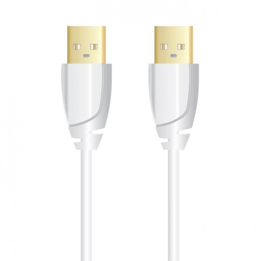 SinoxPlus SXC 4105 Data USB-A St. - USB-B St.,5,00m,weiß