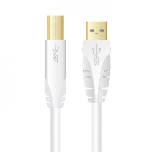 SinoxPlus SXC 5101 Data USB-A St. - USB-B St.,1,00m,weiß,3.0