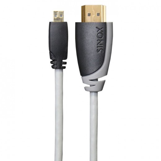SinoxPlus SXV 1702 Video Micro HDMI St. - HDMI St.,2,00m,HSWE