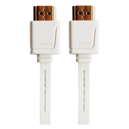 SinoxPlus SXV 1931 I-Media HDMI St. - HDMI St.,1,00m,ultraflach,weiß,HSWE