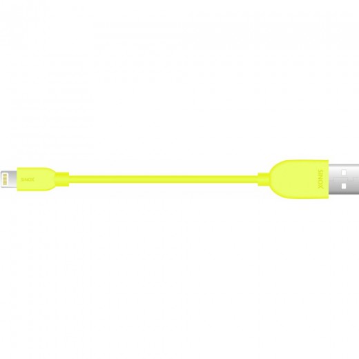 SinoxPlus SXI 2502MFI-Y  I-Media Lightning St. - USB-A St.,2,00m,gelb,Apple