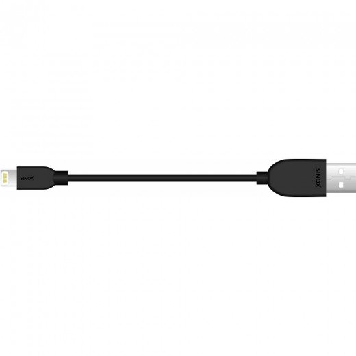 SinoxPlus SXI 2503MFI-B  I-Media Lightning St. - USB-A St.,3,00m,schwarz,Apple
