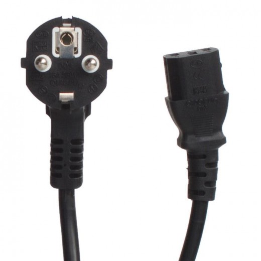 Connectech CTP 1110 Power Kaltgeräte-Netzkabel,1,80m,schwarz