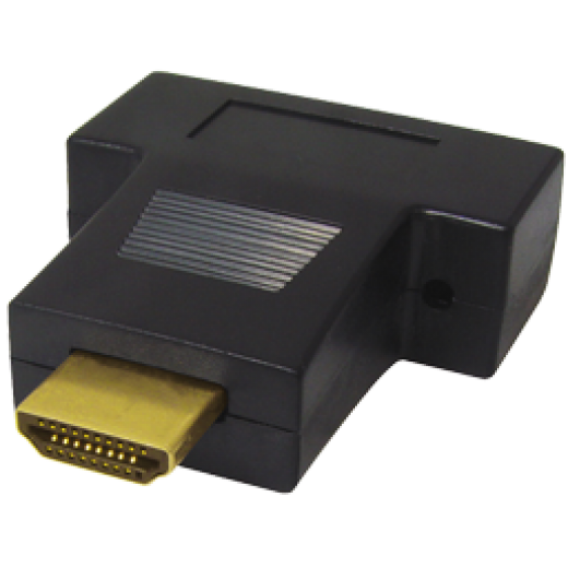 C197C HDMI / DVI Adapter HDMI-Stecker 19pol. auf DVI-Kupplung 24+1pol., sch