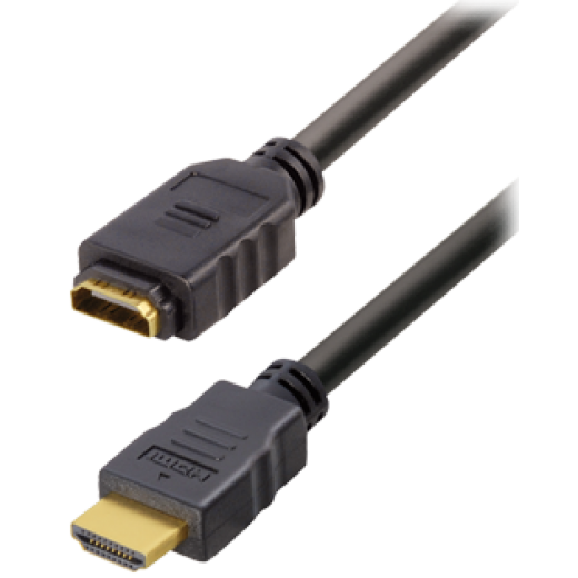 C210K High Speed HDMI-Kabel mit Ethernet HDMI-Stecker 19 pol. auf HDMI-Kupplung 19 pol. 4K