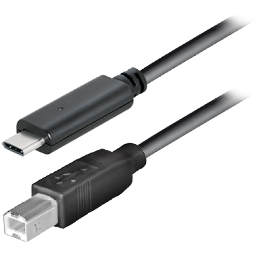 C515-2 Verbindungskabel USB Typ C Stecker - USB 2.0 B Stecker