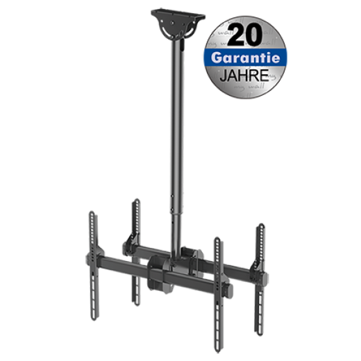 HD2-2 Deckenhalter für 2 LCD TVs für Bildschirme 37“ - 70“ (94 - 178 cm) Belastung