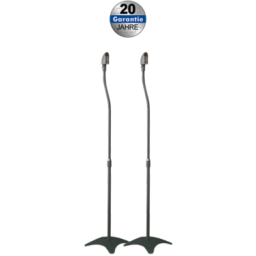HS1S 2 Teleskop Ständer für Lautsprecherboxen Belastung bis 4,5 kg, Höhe: 680 - 1100 mm