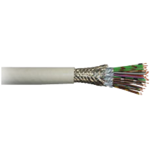 KC37-100R Datenleitung beige, Spule, 100m