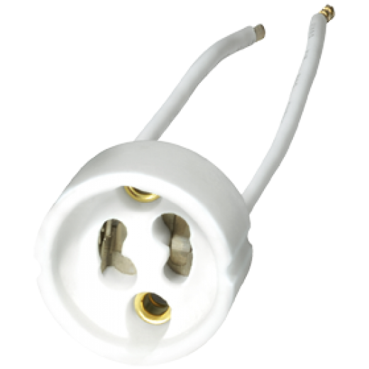 LF2 Keramik Fassung GU10 für LED- und Halogen-Lampen,  230 V,  max. 75 W, Ø