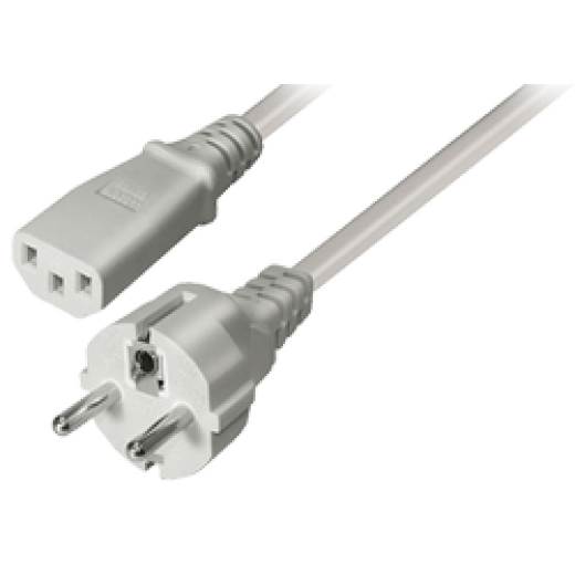 N5-5G Anschlusskabel Schutzkontakt-Stecker - Kaltgeräte-Kupplung IEC 32