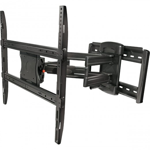 my wall premium P2-2 TV Wandhalterung 42 bis 70 Zoll Fernseher (107-178cm) - Flachbildschirm Halterung LED-/LCD-TV - Wandhalter schwarz - neigbar drehbar schwenkbar - trägt bis 90 kg - VESA Standard 