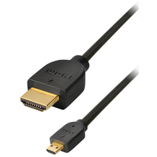 C241-0.5 High Speed HDMI-Kabel mit Ethernet HDMI-Stecker Type A - HDMI-Stecker Type D, 0,5 m