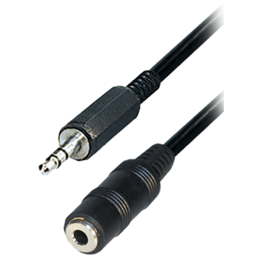 A54-10 Verbindungskabel Klinkenstecker 3,5 mm stereo -  Klinkenkupplung 3,